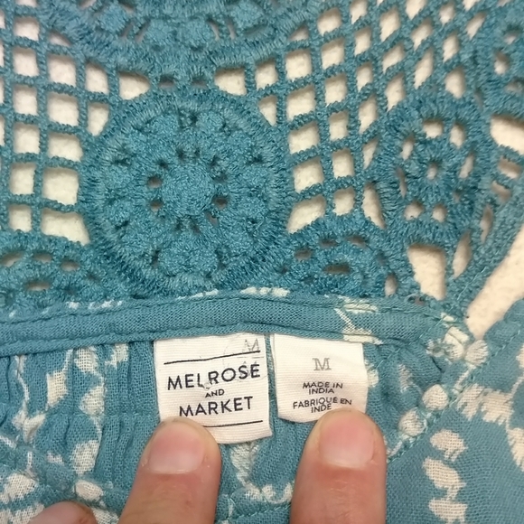 Melrose and Market Casual Tank with Crochet Back - Picture 3 of 7